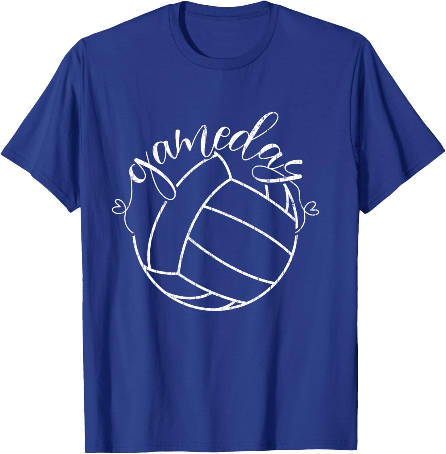 Game Day Volleyball Funny Graphic for Player Coach T-Shirt - T-Shirt | Royal