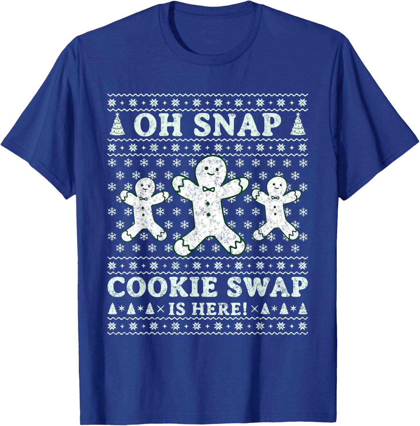 Oh Snap Bakers Family Baking Team Cute Christmas Cookie Swap T-Shirt - T-Shirt | Royal