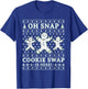 Oh Snap Bakers Family Baking Team Cute Christmas Cookie Swap T-Shirt - T-Shirt | Royal