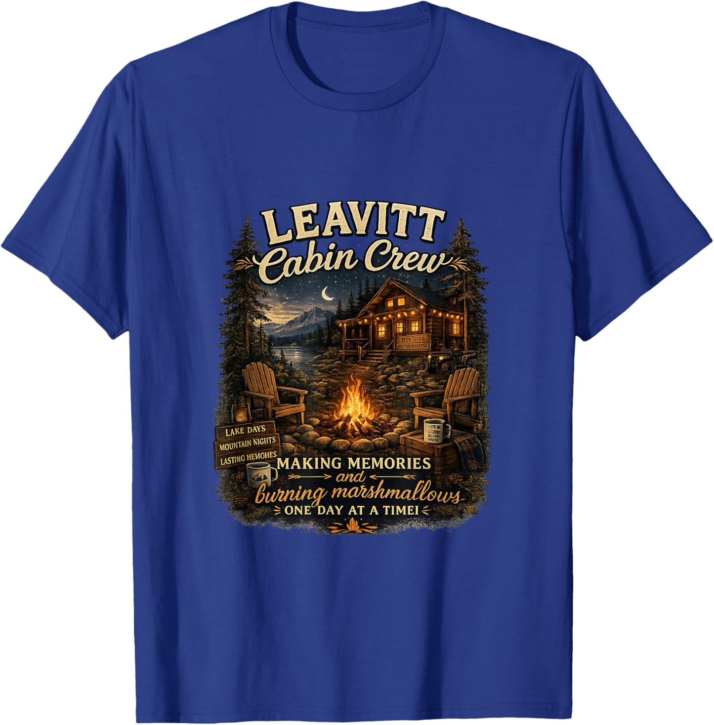 Leavitt Cabin Crew T-Shirt - T-Shirt | Royal