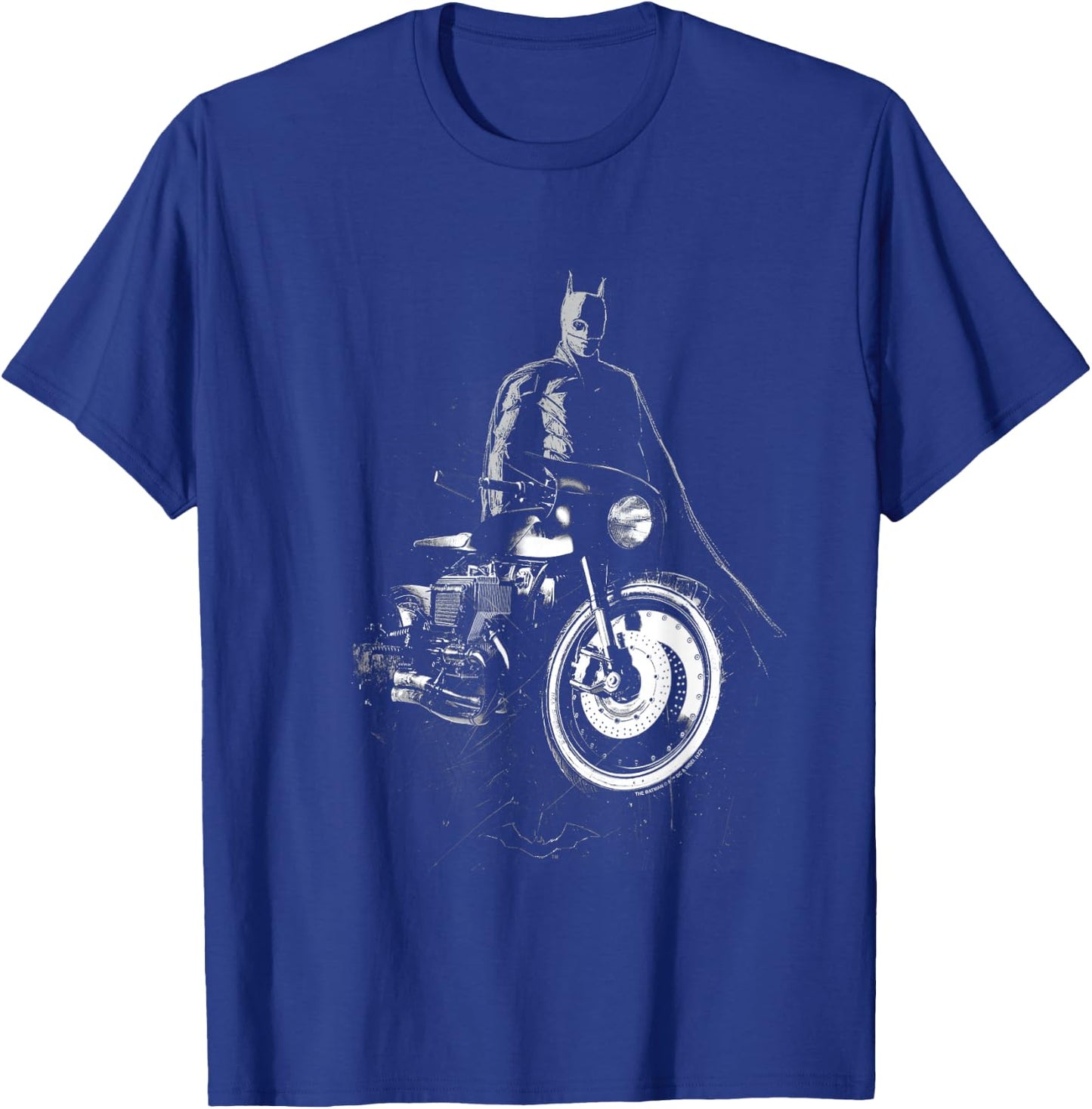 The Batman And His Motorcycle T-Shirt - T-Shirt | Royal