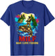 Funny Fishing Milf Shirt Man I Love T-Shirt - T-Shirt | Royal
