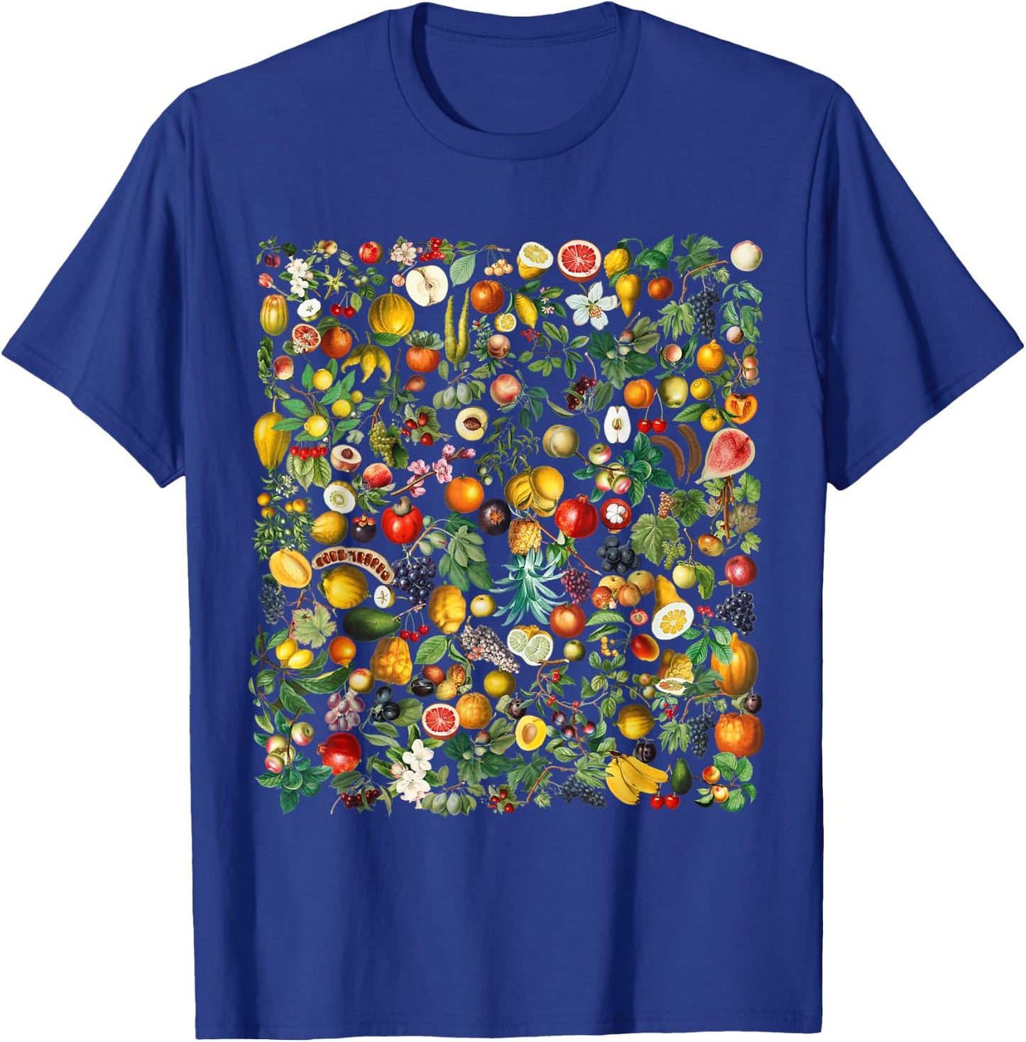 Botanical Fruit and Vegetable, Nature and Food Lovers T-Shirt - T-Shirt | Royal