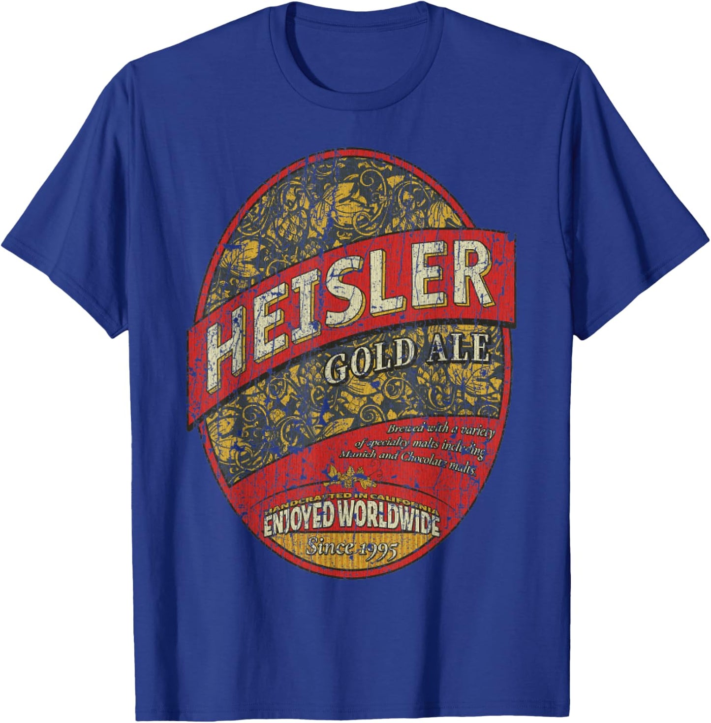 Heisler Gold Ale Beer 1995 T-Shirt - T-Shirt | Royal