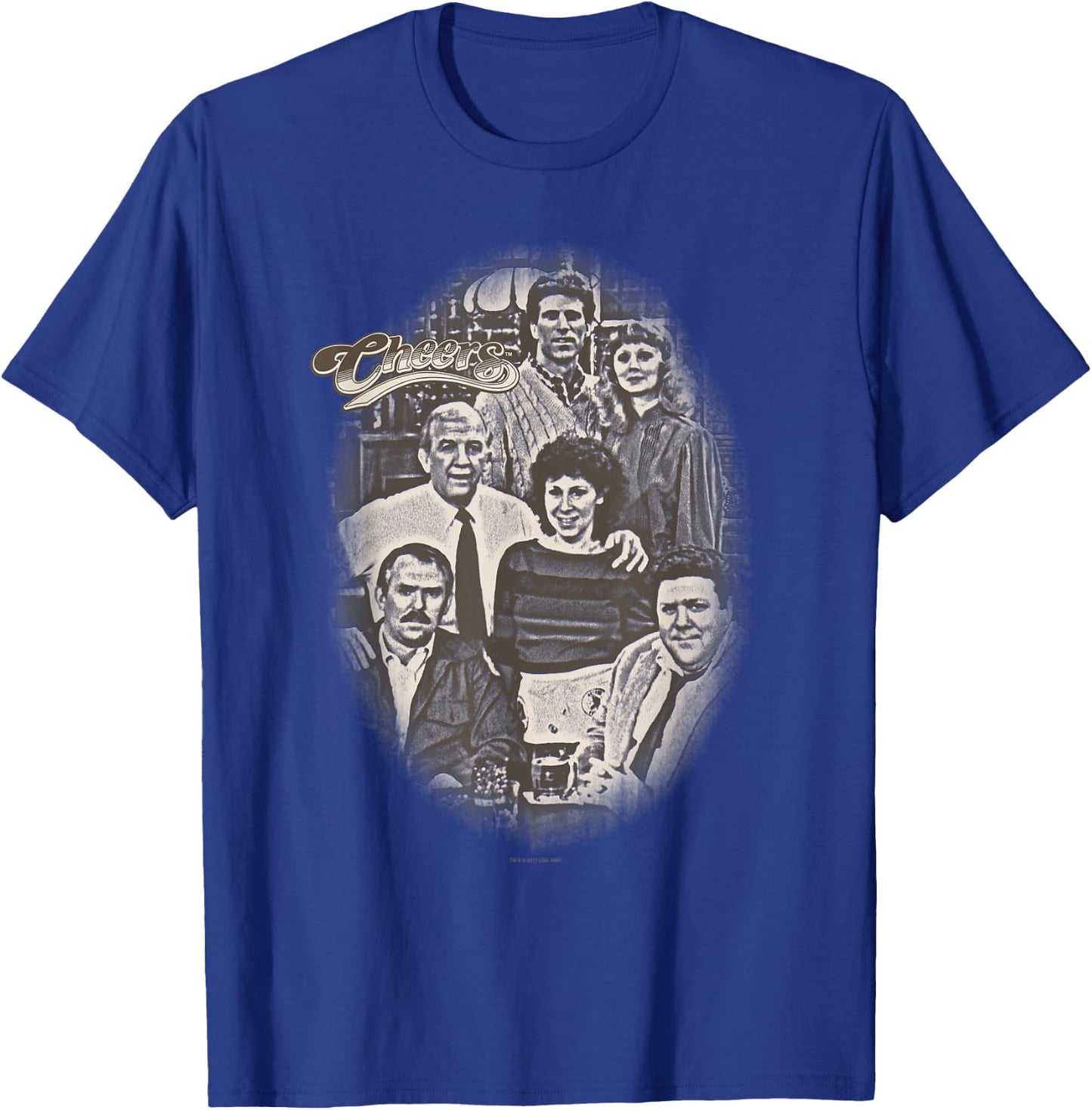 Cheers Original Cast T-Shirt - T-Shirt | Royal