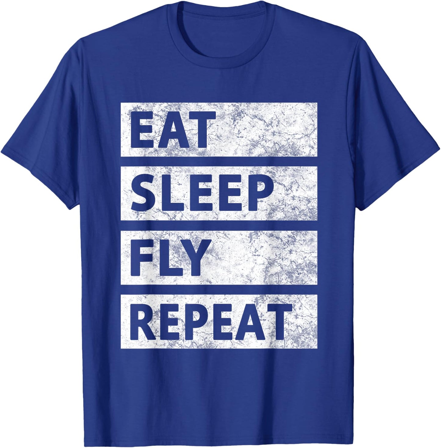 Drone Pilot Eat Sleep Fly Pilot T-Shirt - T-Shirt | Royal