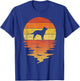 Australian Cattle retro sunset vintage Australian Cattle Dog Women Girls Kids T-Shirt - T-Shirt | Royal