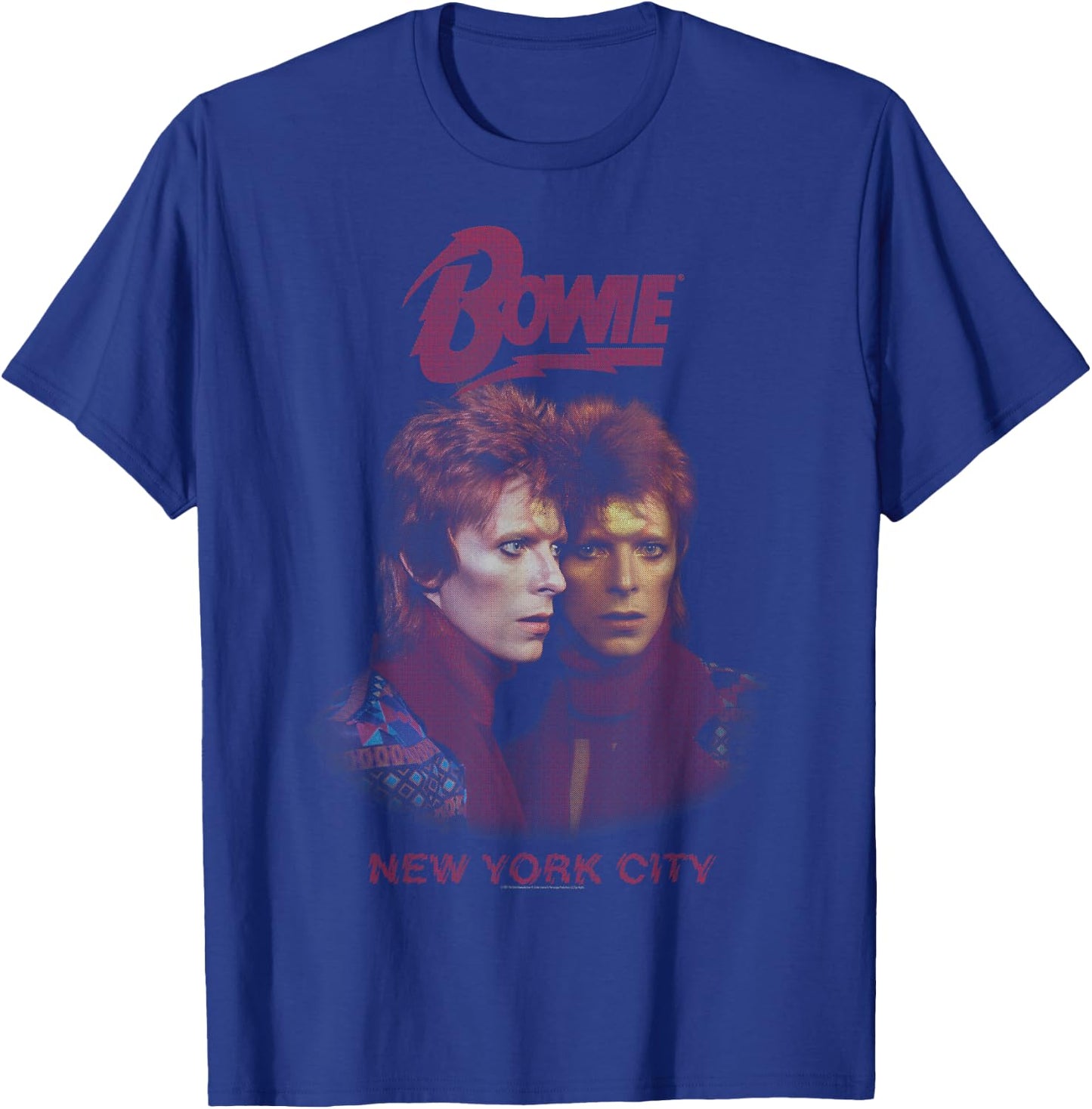 David Bowie - New York City Tour T-Shirt - T-Shirt | Royal