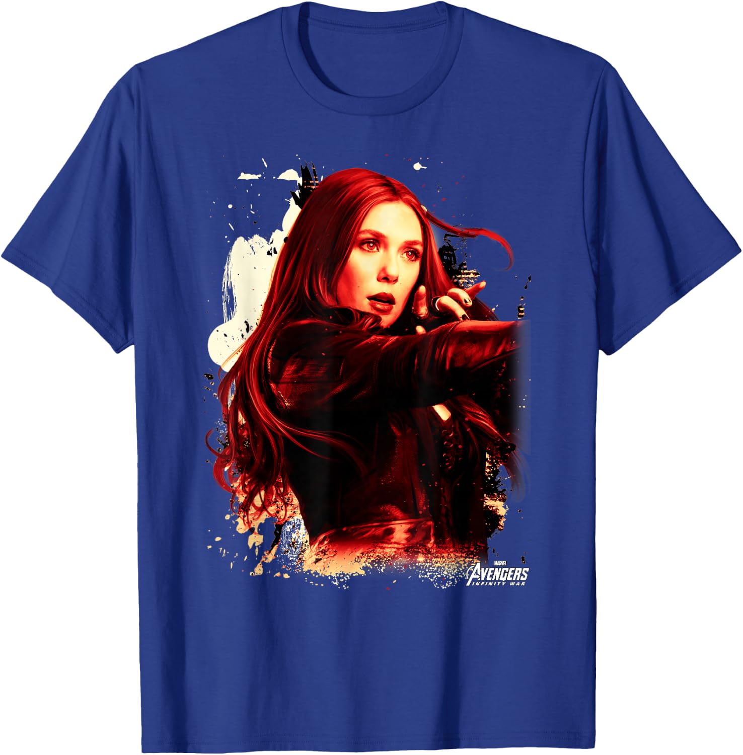 Marvel Infinity War Scarlet Witch Portrait Graphic T-Shirt - T-Shirt | Royal