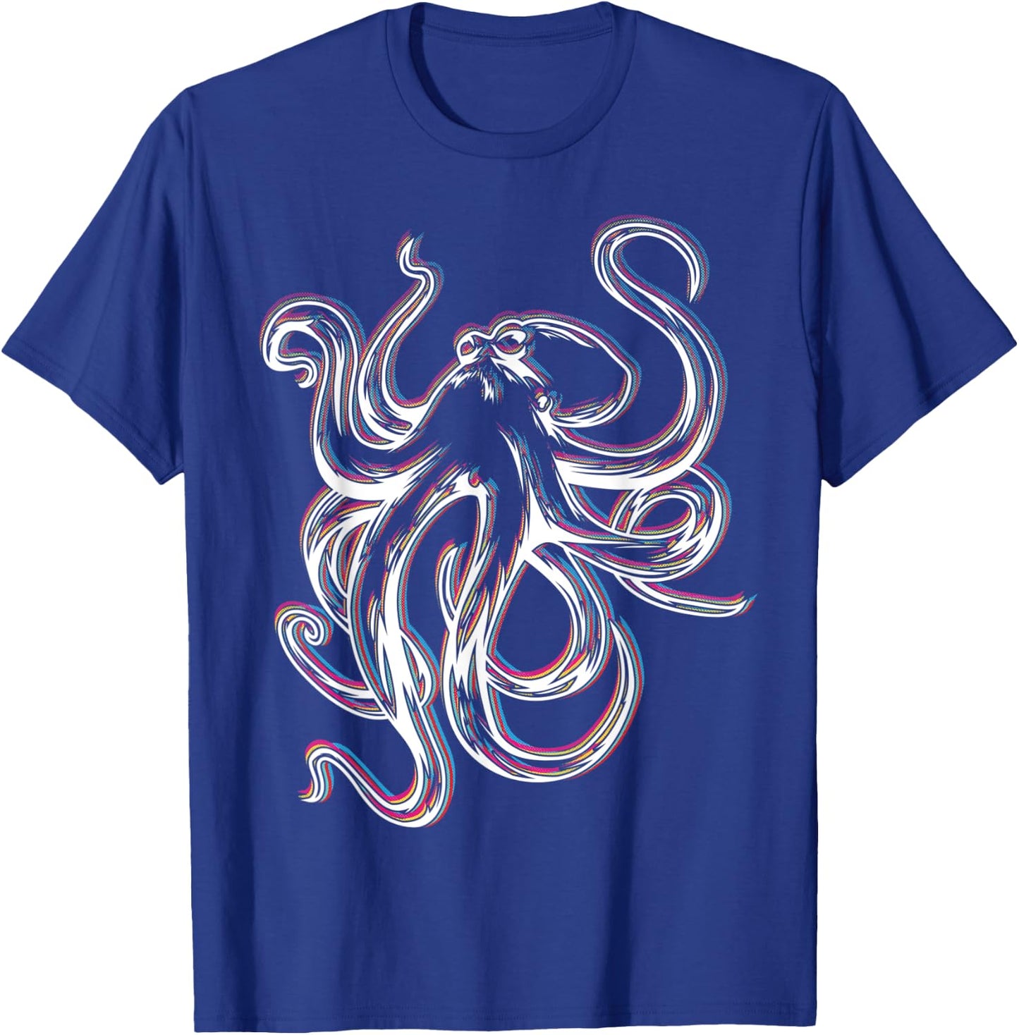 Rave Octopus Funny EDM Tako T-Shirt - T-Shirt | Royal