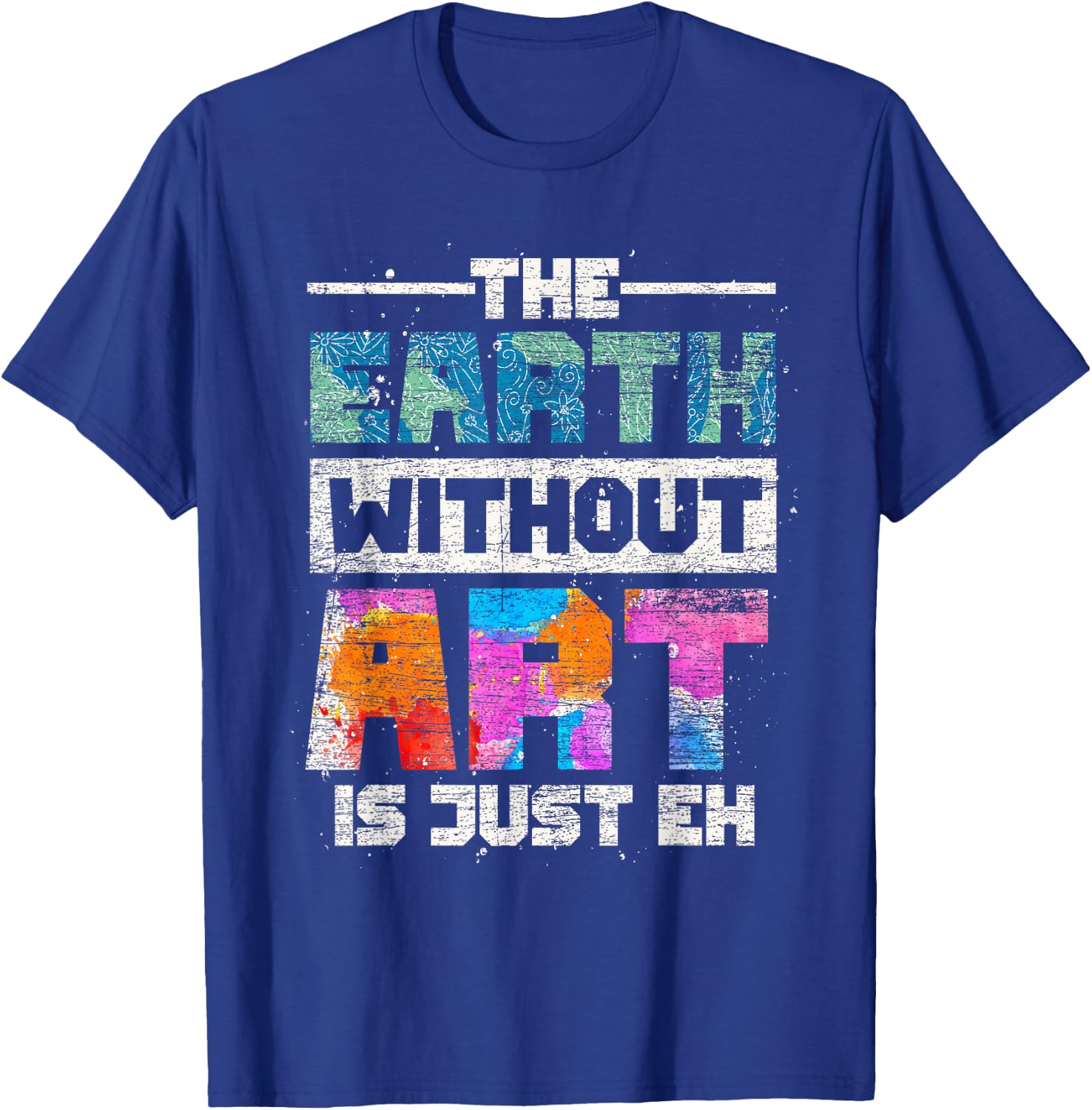 Drawing Painting Art Artist Painter Gift -Youth Black Small Artistic Modern Painting Themed T-Shirt - T-Shirt | Royal