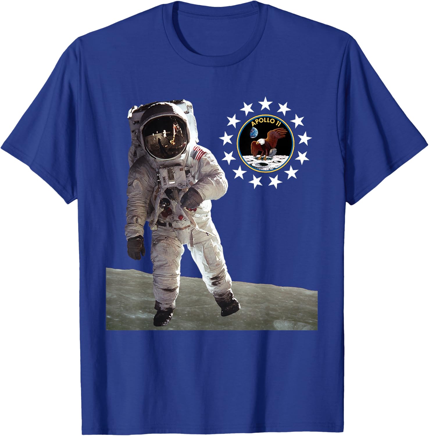 July 20, 1969 Moon Landing Shirt Apollo 11 50th Anniversary T-Shirt - T-Shirt | Royal