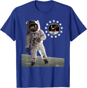 July 20, 1969 Moon Landing Shirt Apollo 11 50th Anniversary T-Shirt - T-Shirt | Royal