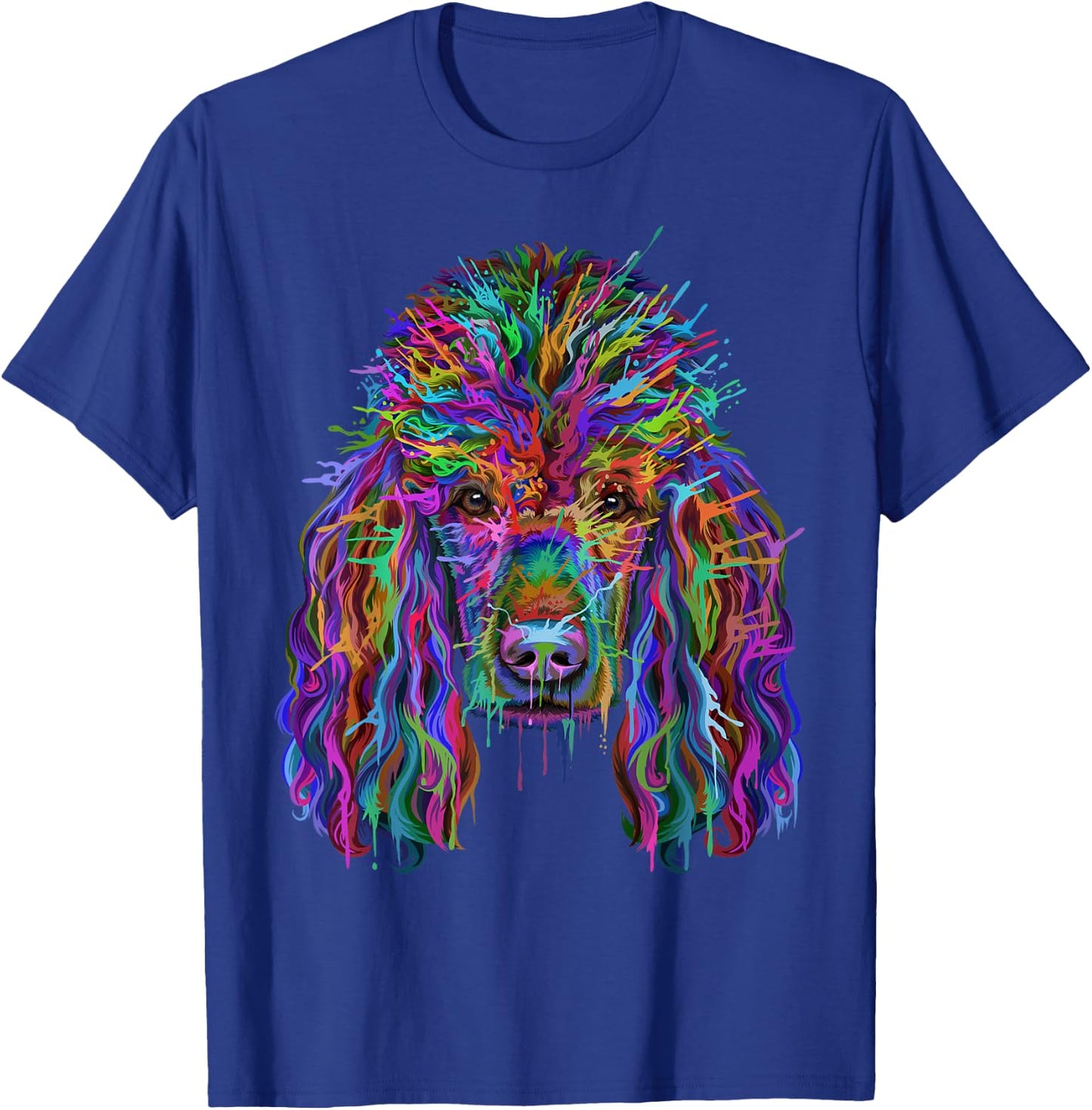 Poodle Splash Gifts for Dog Lovers T-Shirt - T-Shirt | Royal
