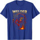 Welder - American Flag Welding Art T-Shirt - T-Shirt | Royal