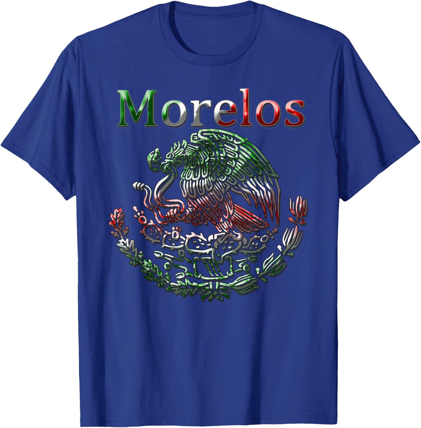 Morelos Mexican flag shirts Morelos sudaderas T-Shirt - T-Shirt | Royal