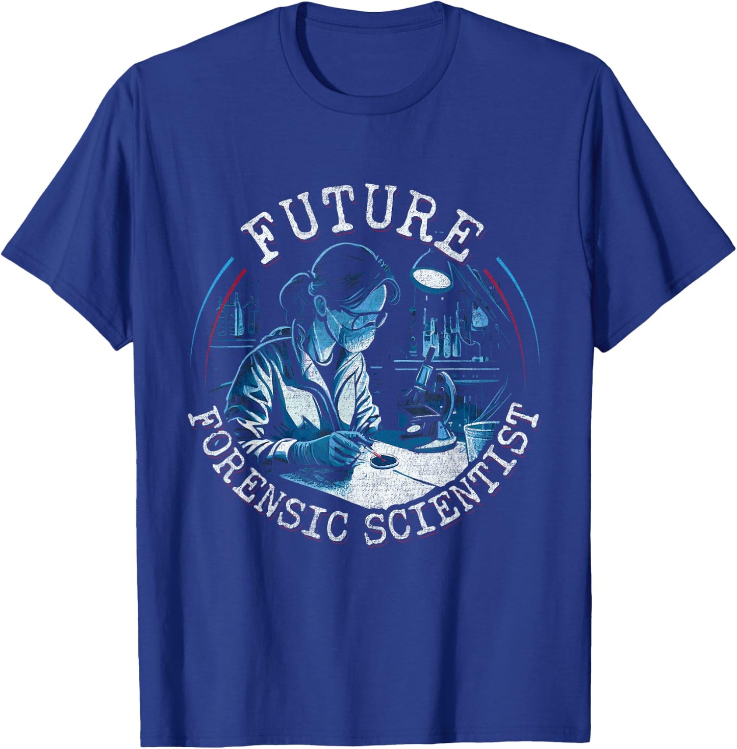 Future Forensic Scientist T-Shirt - T-Shirt | Royal