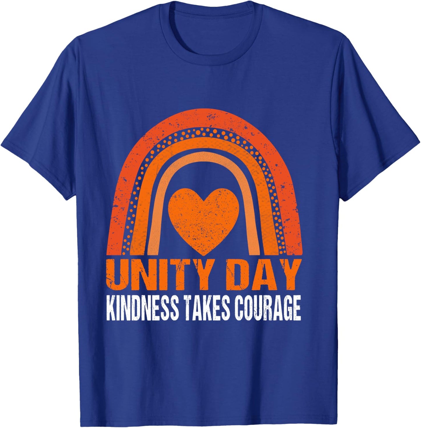 Unity Day Shirt Orange Kindness Takes Courage Unity Day Kids T-Shirt - T-Shirt | Royal