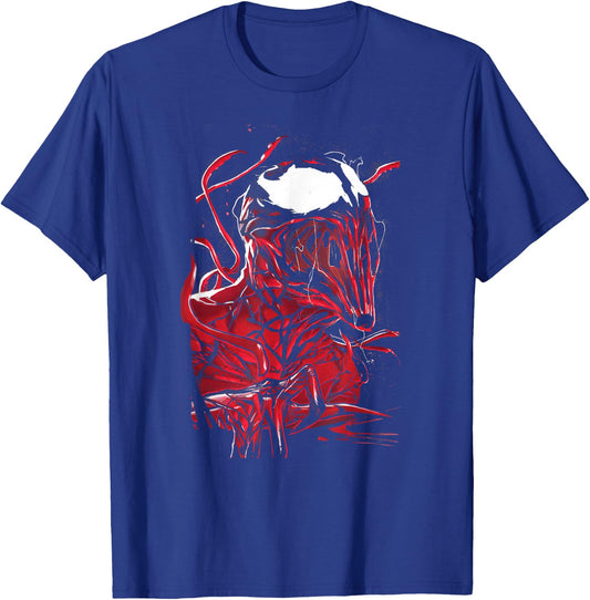 Marvel Carnage Black White & Blood Comic Cover T-Shirt - T-Shirt | Royal