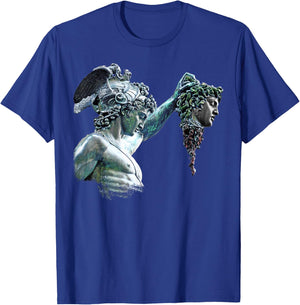 Perseus and Medusa Statue T-Shirt - T-Shirt | Royal