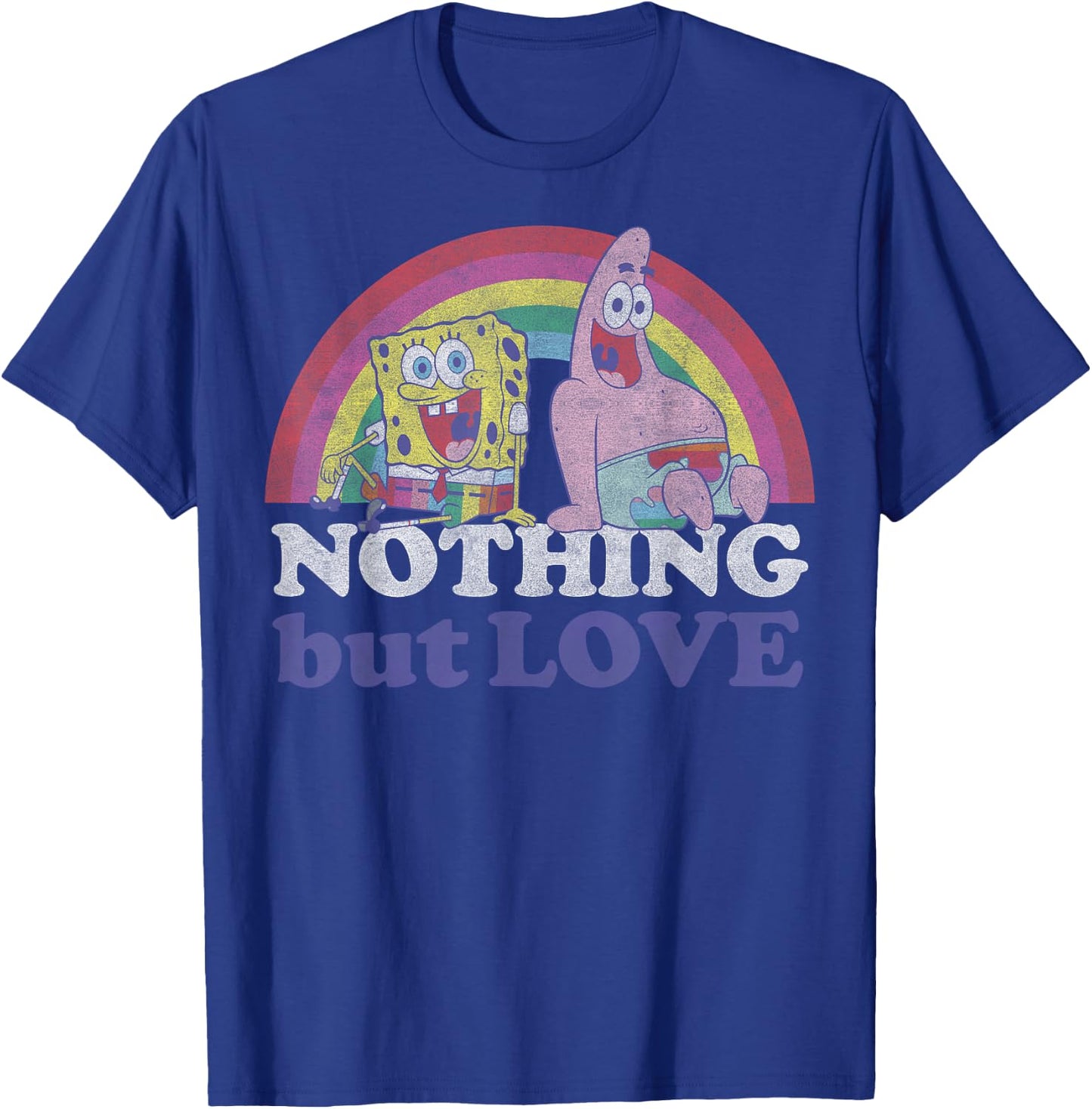 SpongeBob SquarePants Pride Nothing But Love Rainbow T-Shirt - T-Shirt | Royal