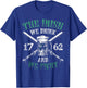 The Irish We Drink And We Fight 1762 Beer Shamrock T-Shirt - T-Shirt | Royal
