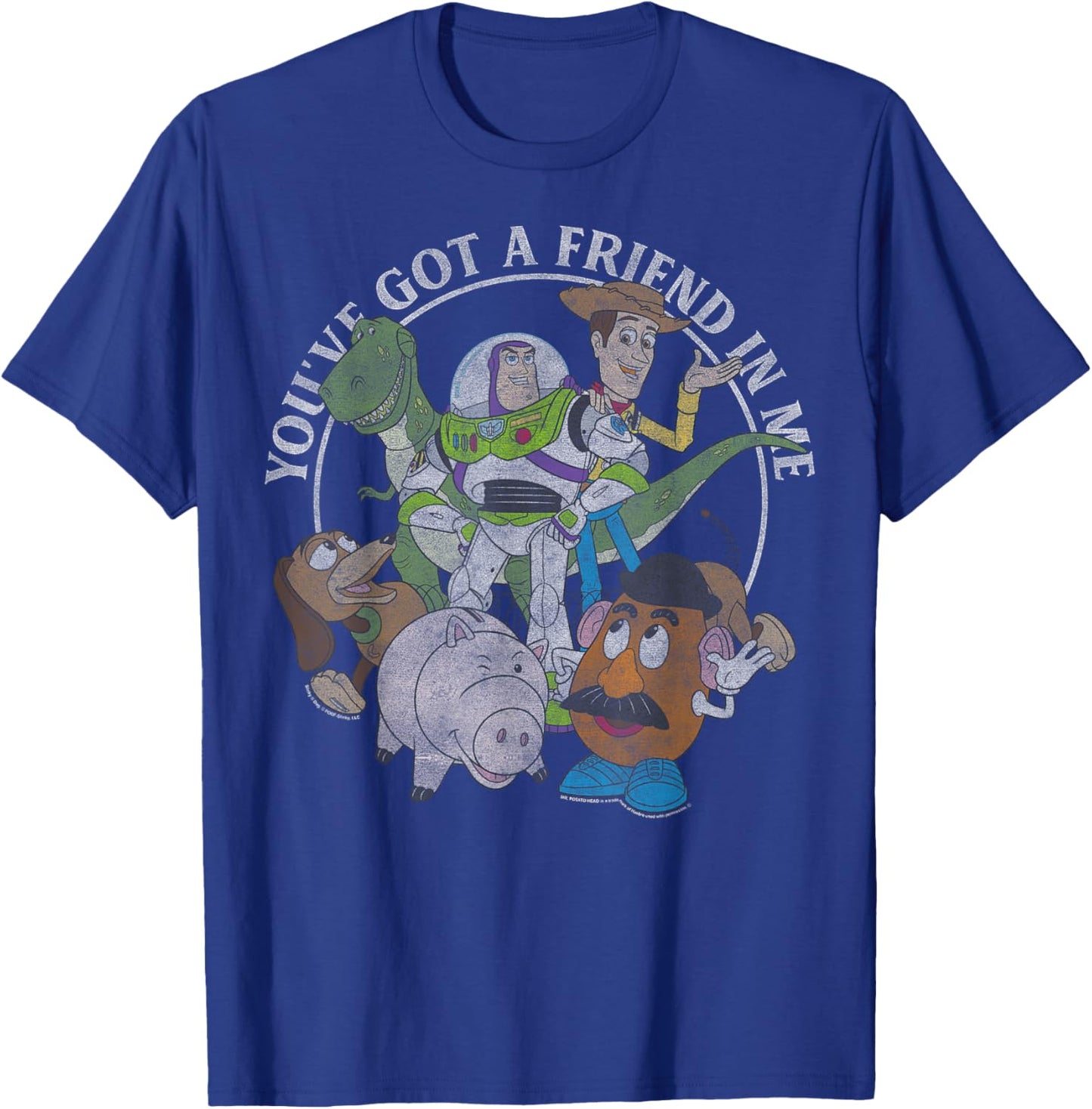 Disney Pixar Toy Story You've Got A Friend in Me Group Shot T-Shirt - T-Shirt | Royal