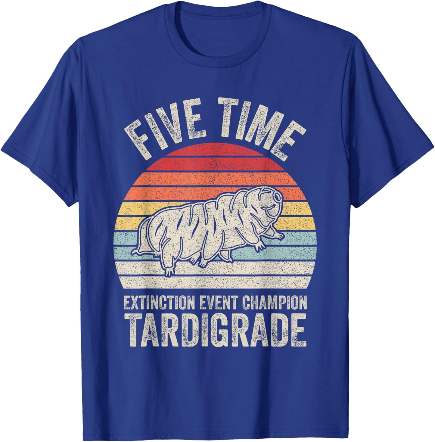Vintage Retro Microbiology Biologist Gift Tardigrade Small T-Shirt - T-Shirt | Royal