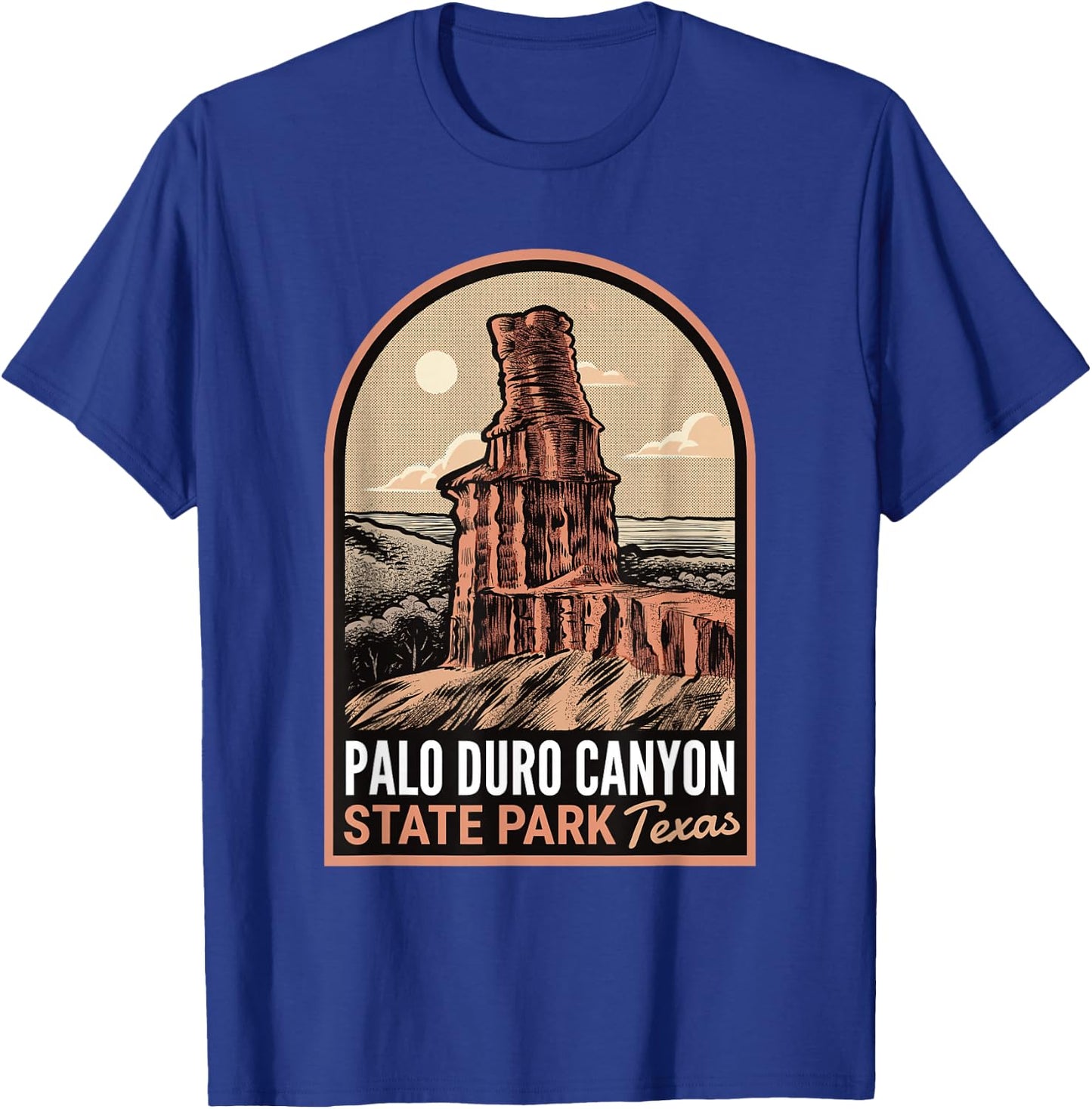 Palo Duro Canyon State Park Texas Vintage T-Shirt - T-Shirt | Royal