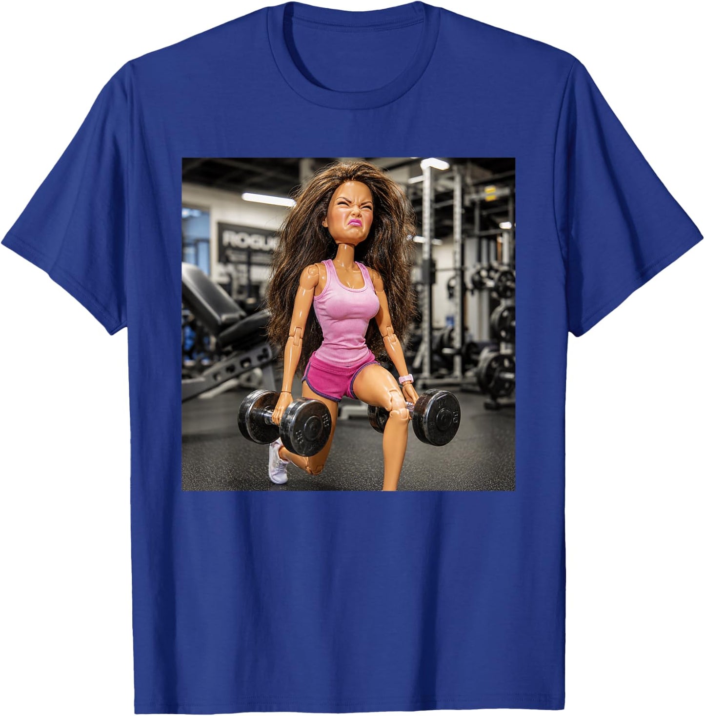 Disgusting Gym Girl Funny Workout Meme Humor Fitness Humor T-Shirt - T-Shirt | Royal