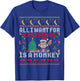 I Want For Christmas Is A Monkey Boy Girl Gift Ugly Sweater T-Shirt - T-Shirt | Royal