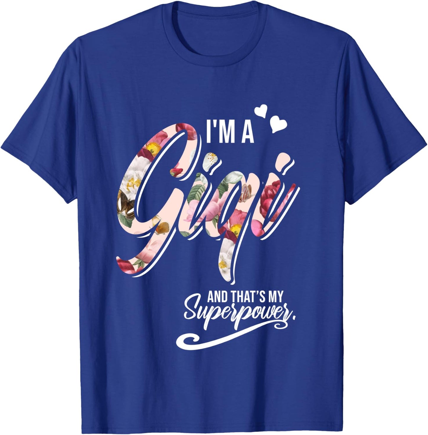 I'm a Gigi and that's my Superpower Christmas Grandma T-Shirt - T-Shirt | Royal