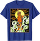 Lady Liberty Statue Of Liberty Waves NYC New York Vintage T-Shirt - T-Shirt | Royal