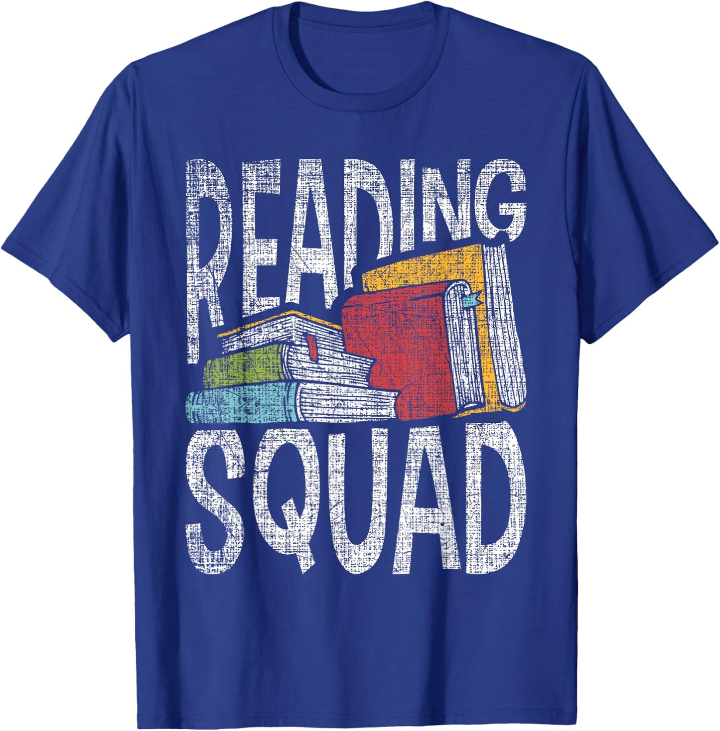 Reading Squad - Book Lover Reading Teacher Bookworm Women Girls Kids T-Shirt - T-Shirt | Royal