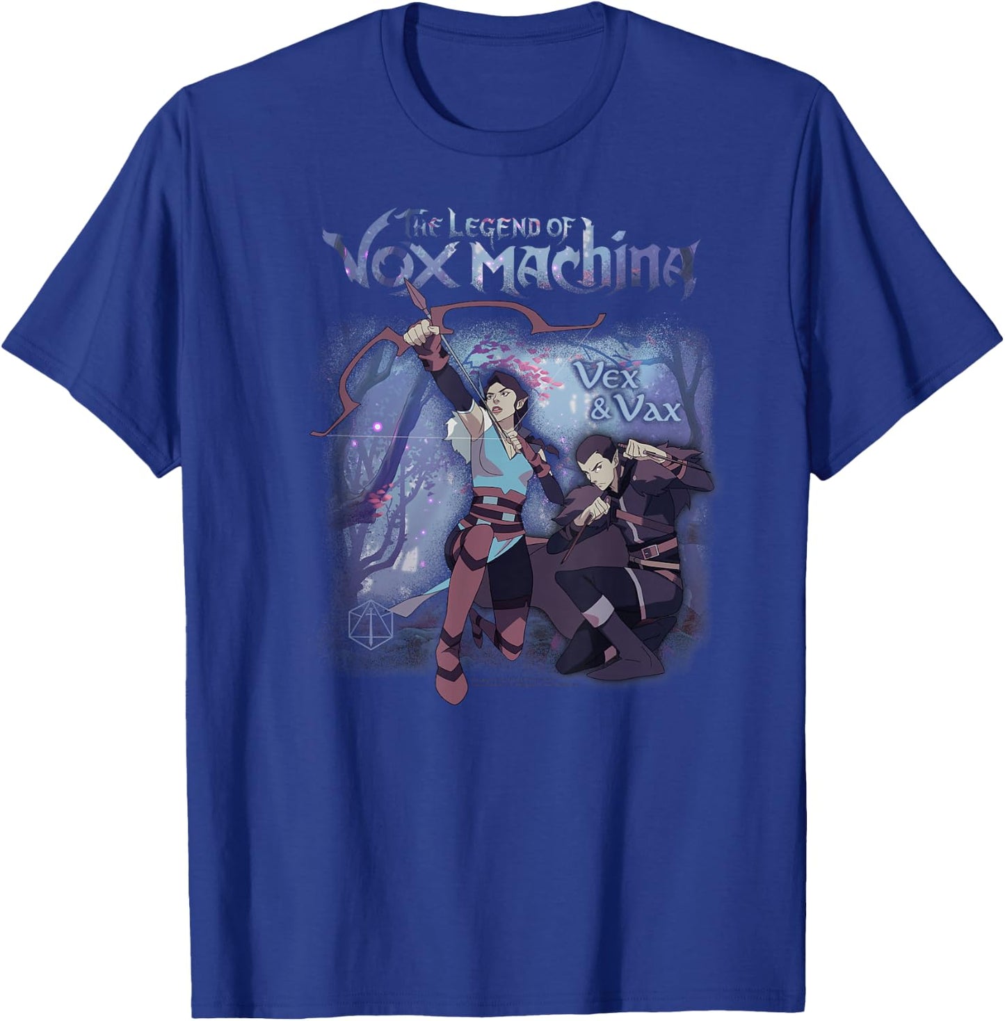 The Legend of Vox Machina Vex and Vax Forest Scene T-Shirt - T-Shirt | Royal