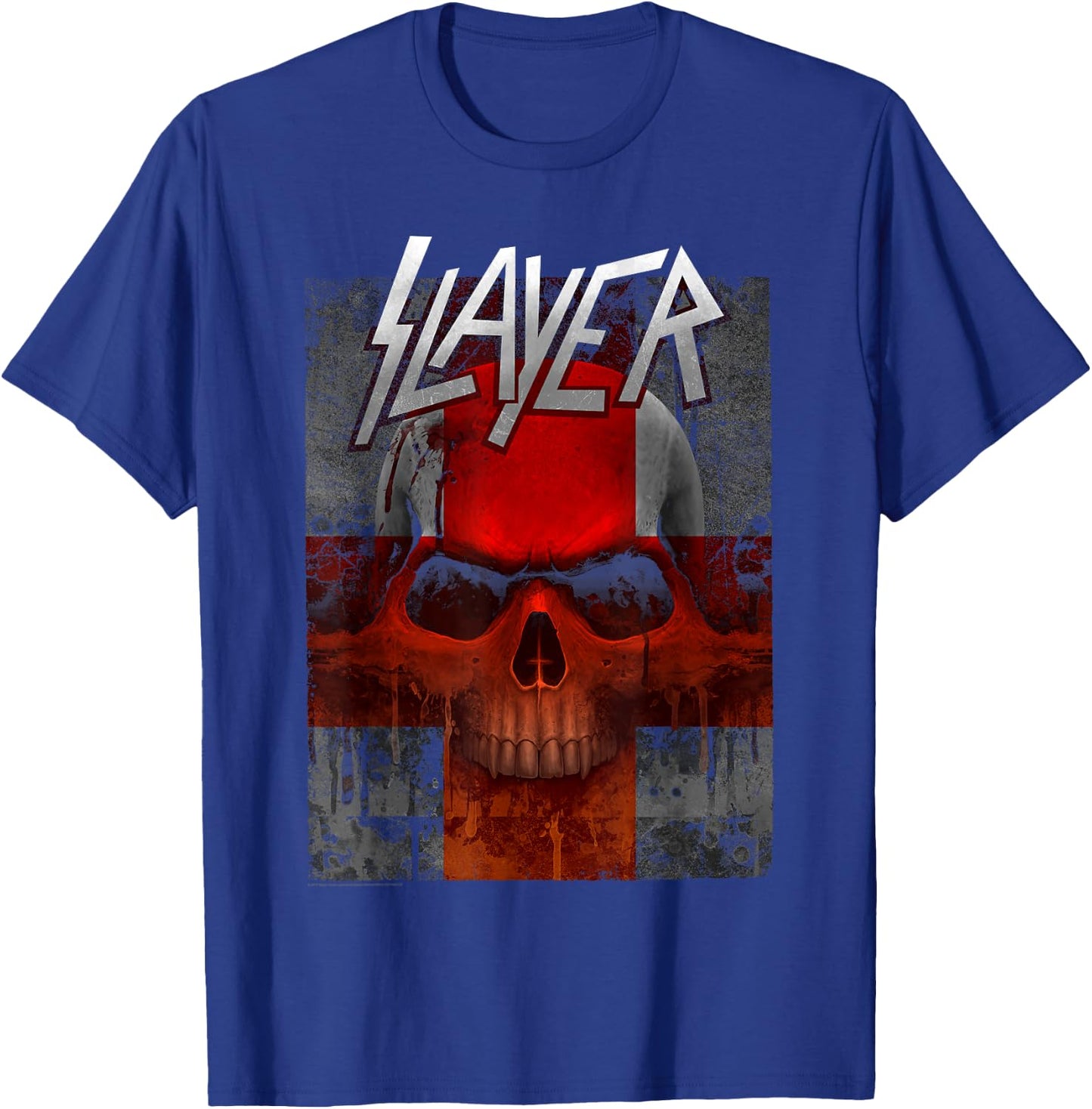 Slayer Bloody Flag T-Shirt - T-Shirt | Royal
