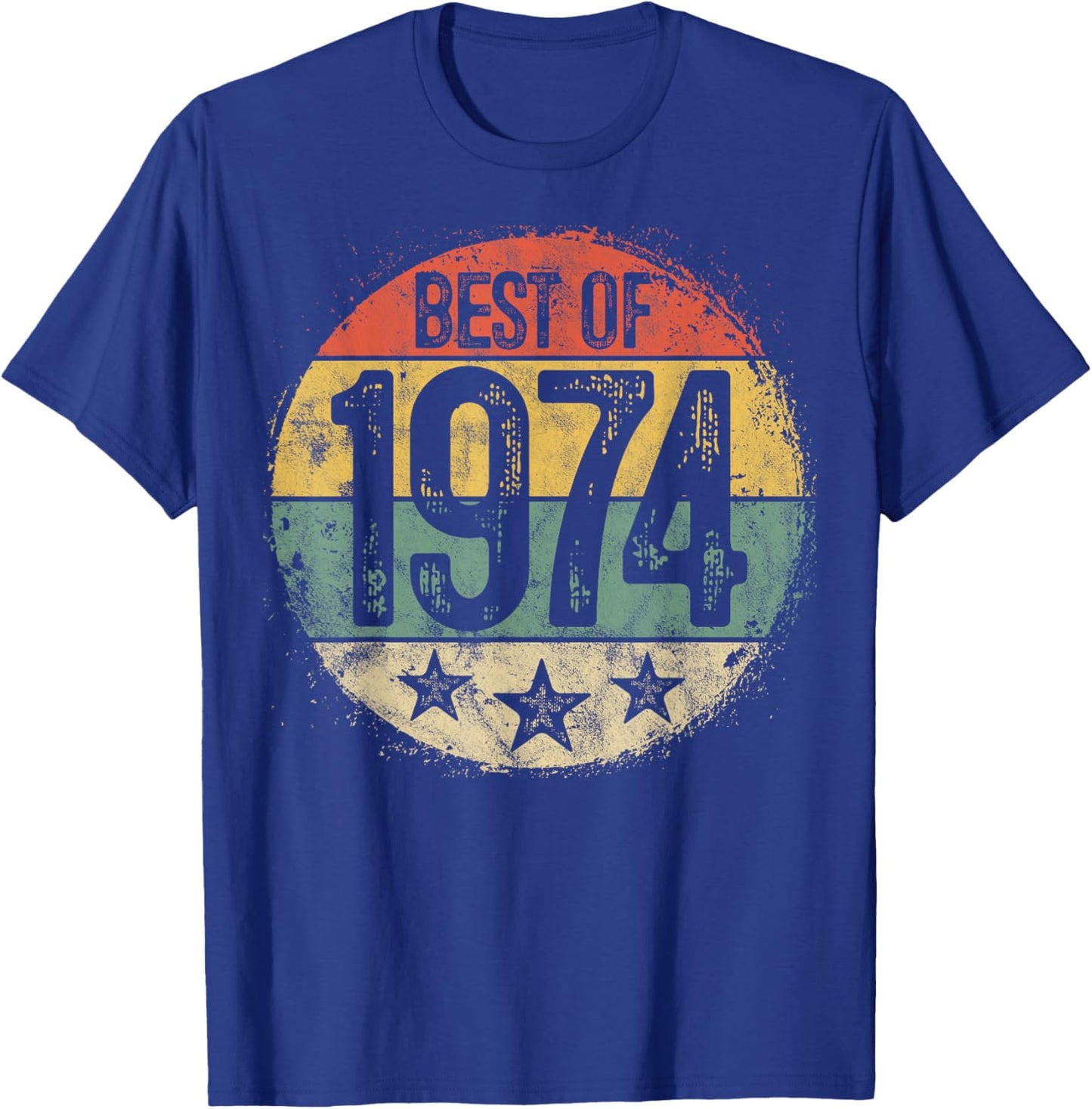 Best Of 1974 51st Birthday Gifts Women 51 Year Old T-Shirt - T-Shirt | Royal