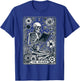 The Reader Tarot Card Skeleton Reading Book Funny Books T-Shirt - T-Shirt | Royal