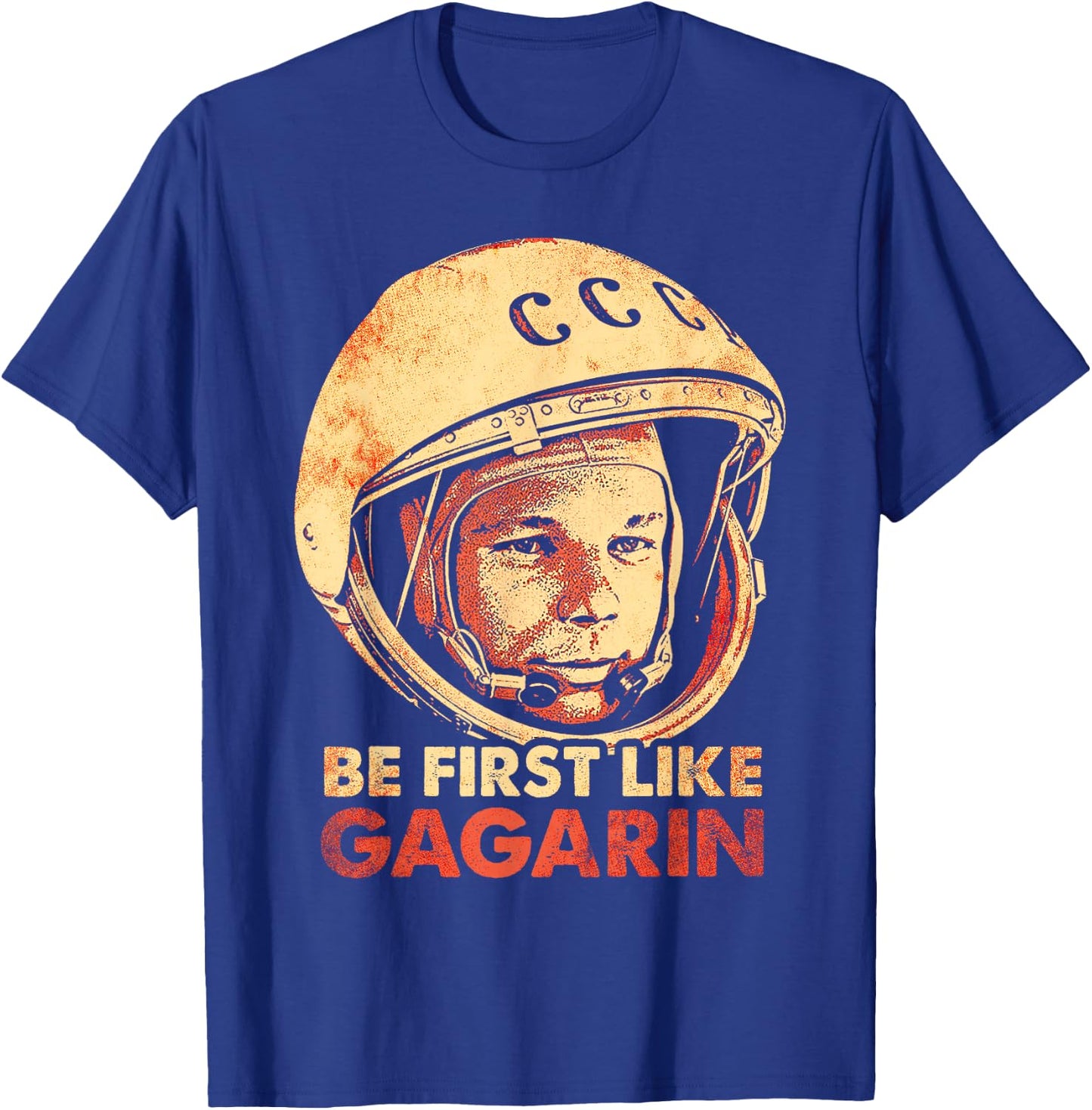 Yuri Gagarin Cosmonaut Astronaut Space First Soviet Union T-Shirt - T-Shirt | Royal