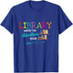 Library Books Where Adventure Begins - Librarian Reader T-Shirt - T-Shirt | Royal