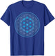 Holy Geometry Flower of Life with Kabbalah Tree T-Shirt - T-Shirt | Royal