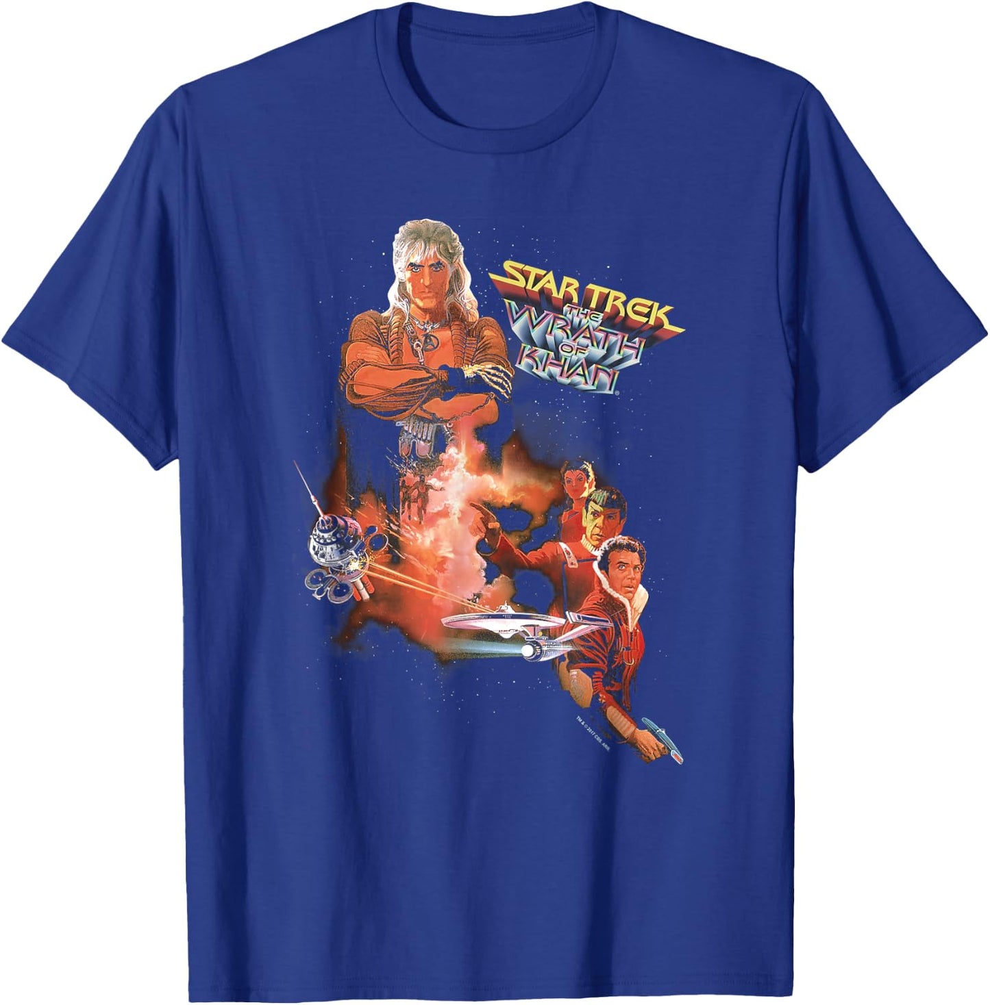 Star Trek Wrath Of Khan Movie T-Shirt - T-Shirt | Royal