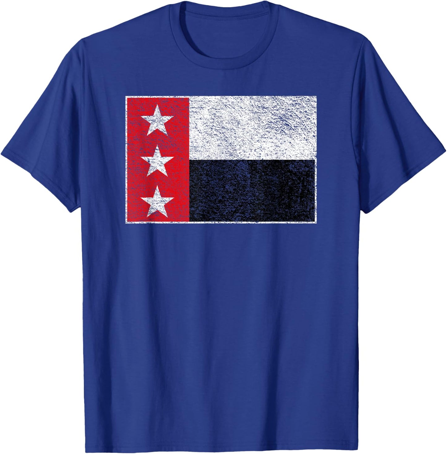 Laredo Texas Flag T-Shirt - T-Shirt | Royal