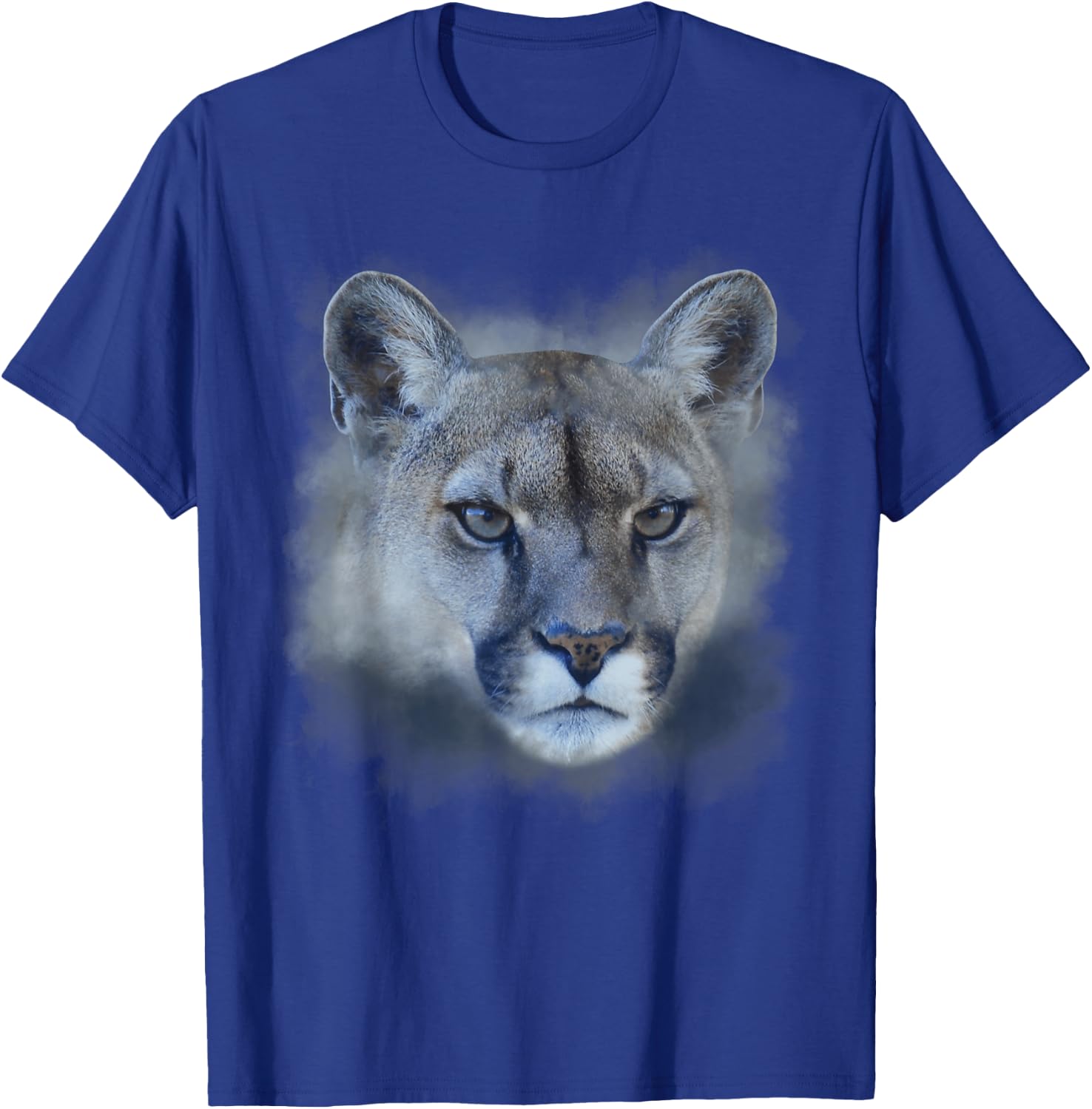 Mountain Lion Puma Cougar Illustration Small T-Shirt - T-Shirt | Royal