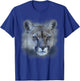 Mountain Lion Puma Cougar Illustration Small T-Shirt - T-Shirt | Royal