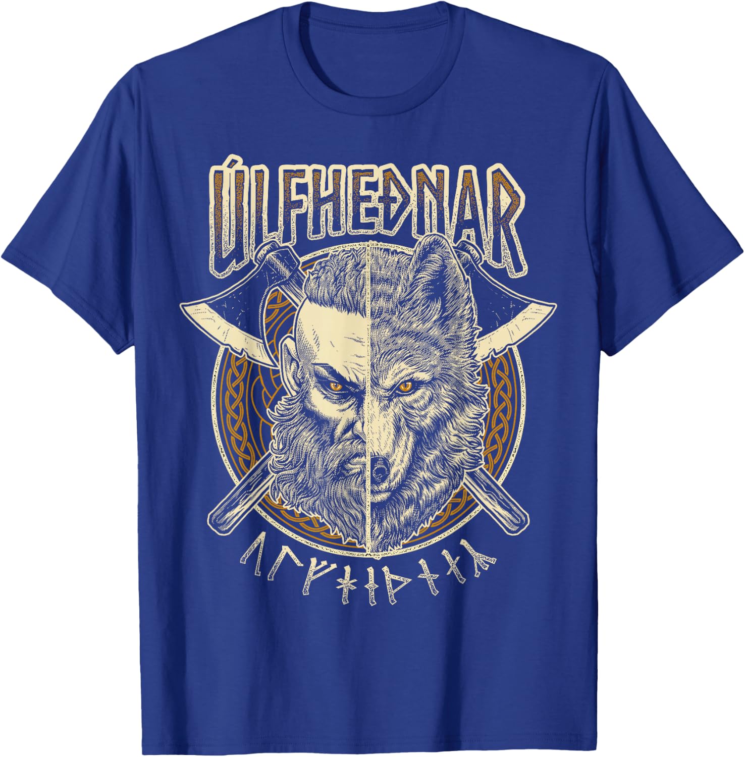 Viking Wolf Ulfhednar Pagan Nordic Valhalla Warrior T-Shirt - T-Shirt | Royal