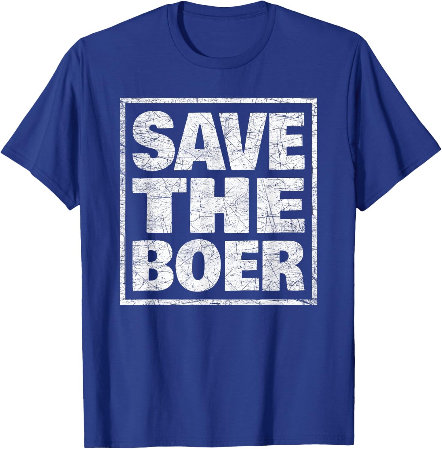 Boer Farmer Resilience South Africa Awareness Design T-Shirt - T-Shirt | Royal