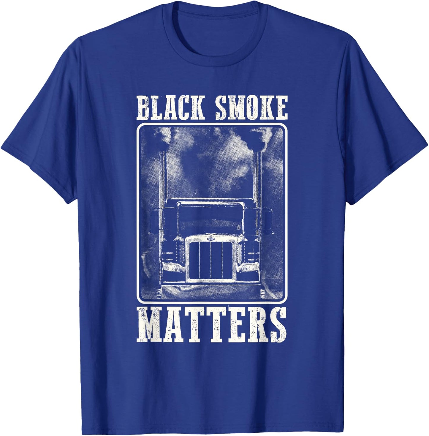 Super Trucker Big Rig Semi-Trailer Truck Driver T-Shirt - T-Shirt | Royal