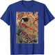 Vintage 1800 Japanese Samurai Warrior Art T-Shirt - T-Shirt | Royal