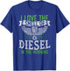 Diesel in The Morning for Truck Driver T-Shirt - T-Shirt | Royal